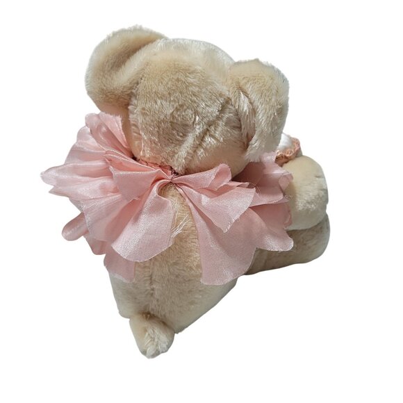 Dan Dee Teddy Bear Ring Holder 9 inch Plush Pink High Heel Jewelry Box - Picture 3 of 7